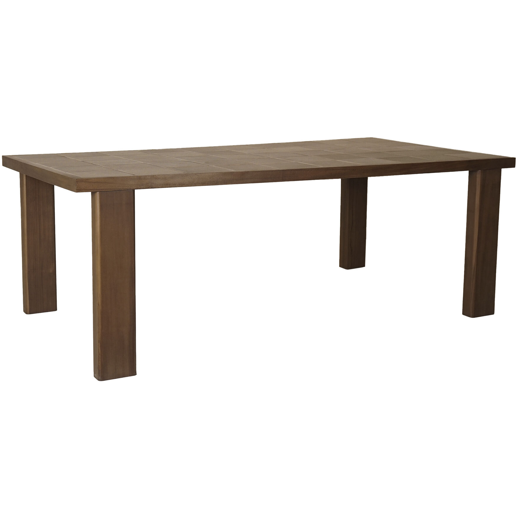 Marina 81.81 X 42.05 inch Brown Outdoor Dining Table